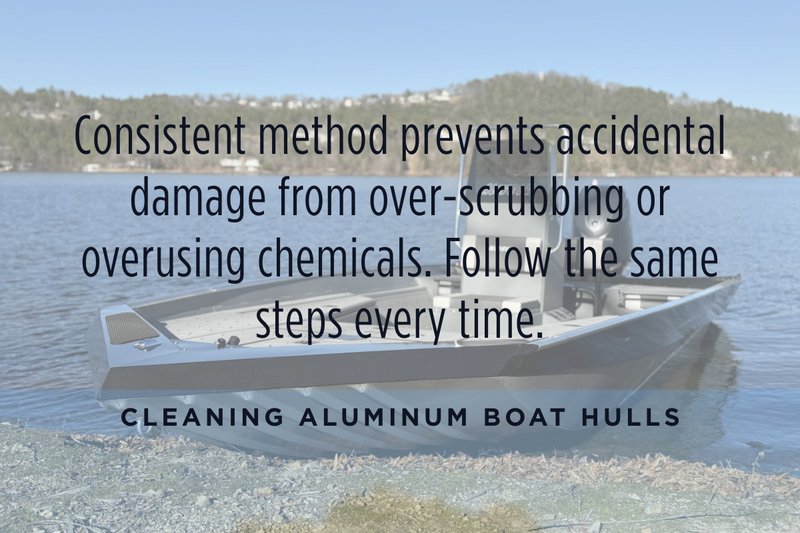 cleaning aluminum boat hulls